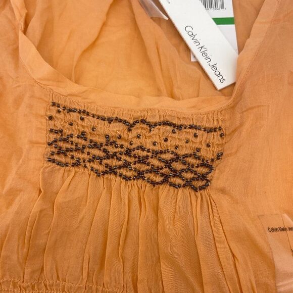 Calvin Klein Top Tunic Style Elastic Waist Band - Picture 3 of 11